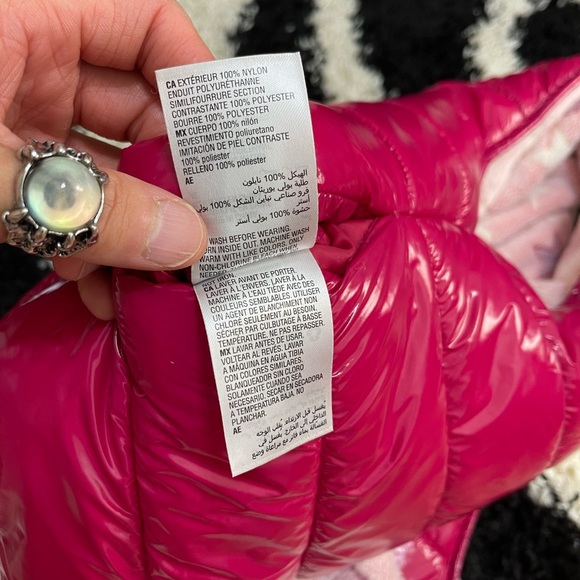 EUC Girl’s Size Large Epic Threads Reversible Puffer Vest Girl’s Aged 10-12 Yrs - Picture 9 of 12